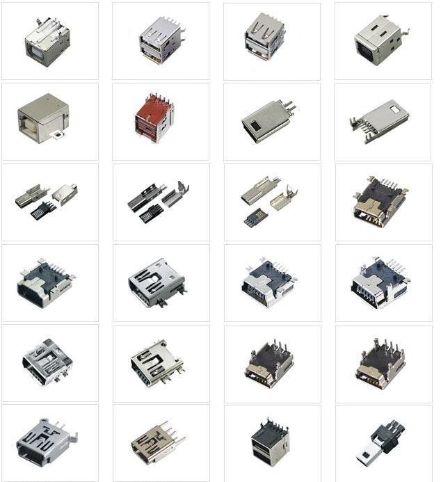 USB接口工程图纸/USB接口技术参数/USB接口尺寸规格推荐